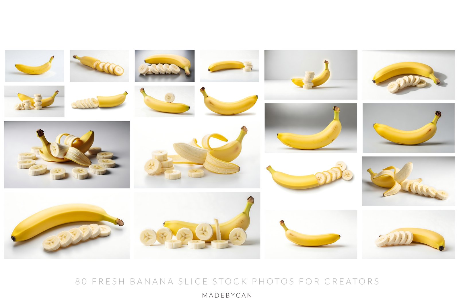 80 Fresh Banana Slice Stock Photos for Creators