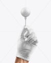 Golf Ball on Tee Mockup