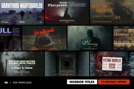 Horror Film Titles Collection - Templates