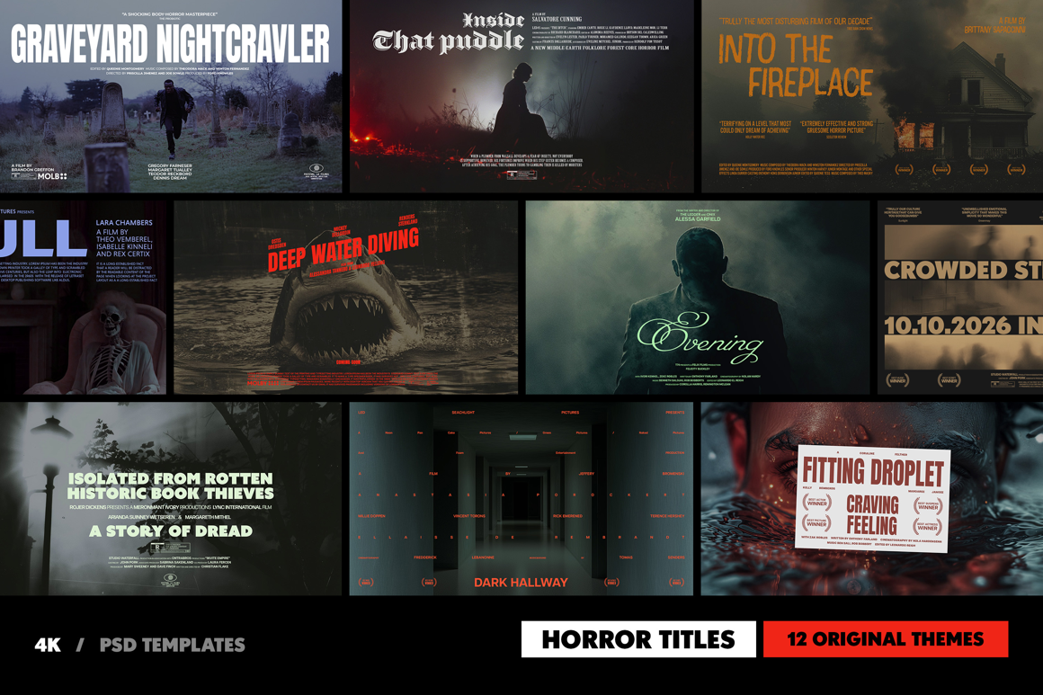 Horror Film Titles Collection