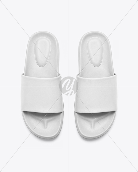 Slide Sandals Mockup
