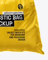 Plastic Bag in a Hand Mockup