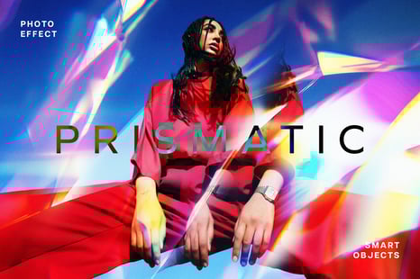 Prismatic Template Effect - Lens flare photoshop