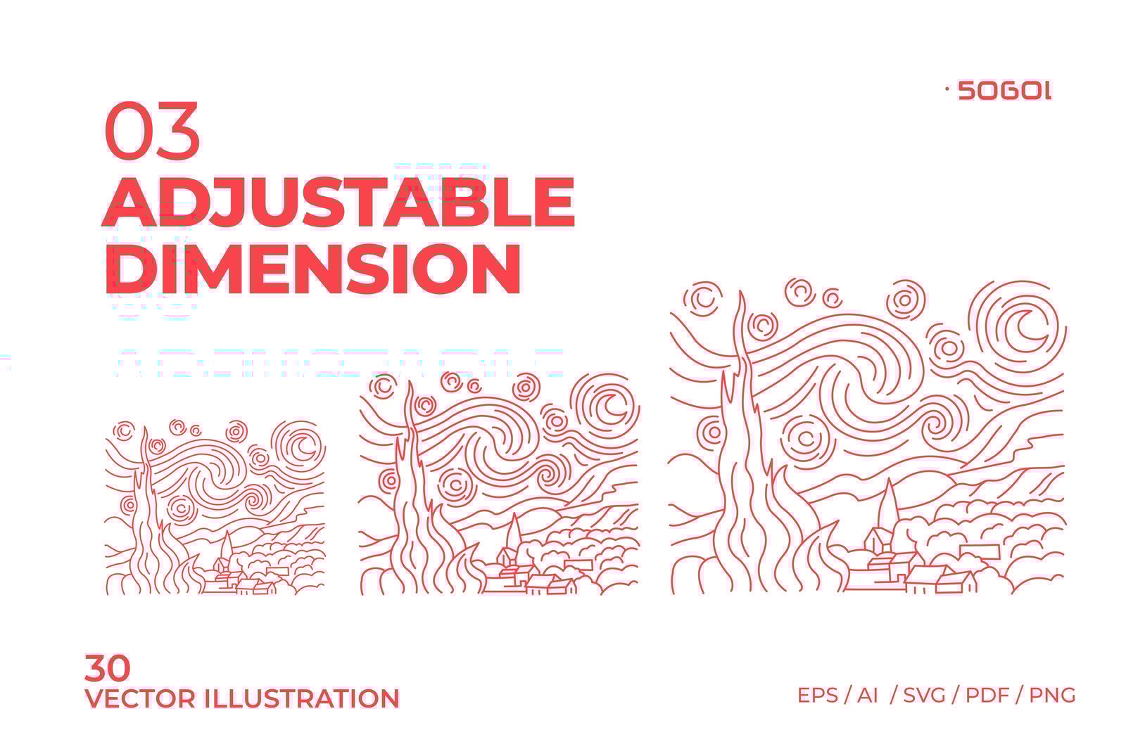 World Paintings Vector Illustration