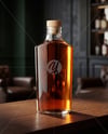 Whiskey Bottle Mockup