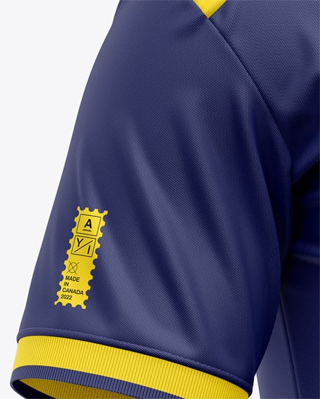 Men's V-Neck Jersey Mockup