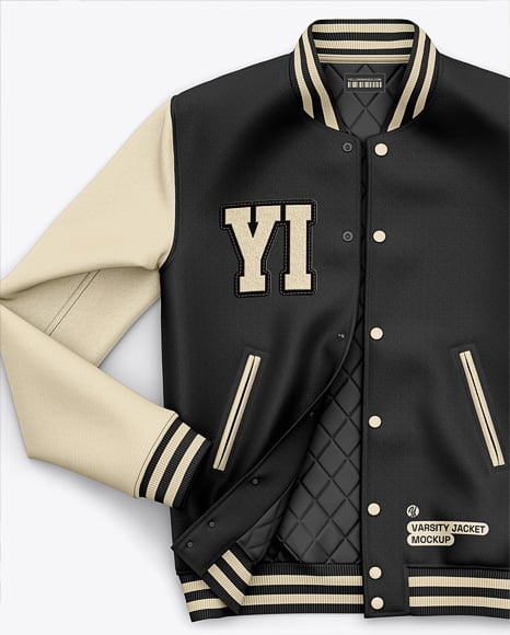 Varsity Jacket Flat Lay