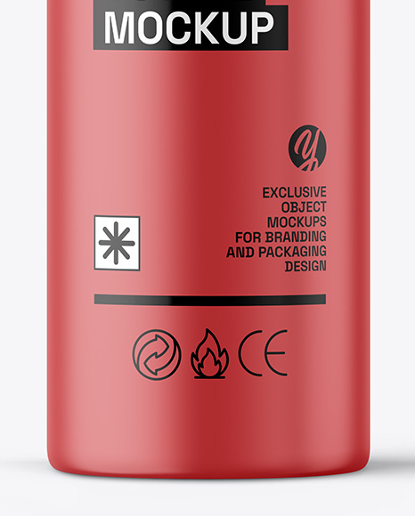 Matte Cosmetic Bottle Mockup