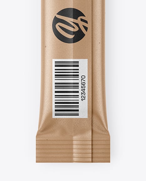 Kraft Stick Sachet Mockup
