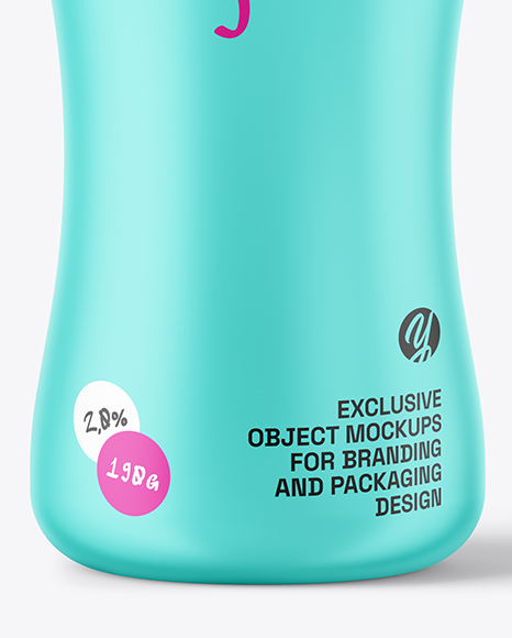 Matte Yogurt Bottle Mockup
