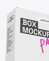 Paper Box Mockup