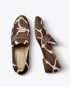 Pair of Suede Loafers Mockup