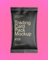 Matte Trading Card Pack Mockup