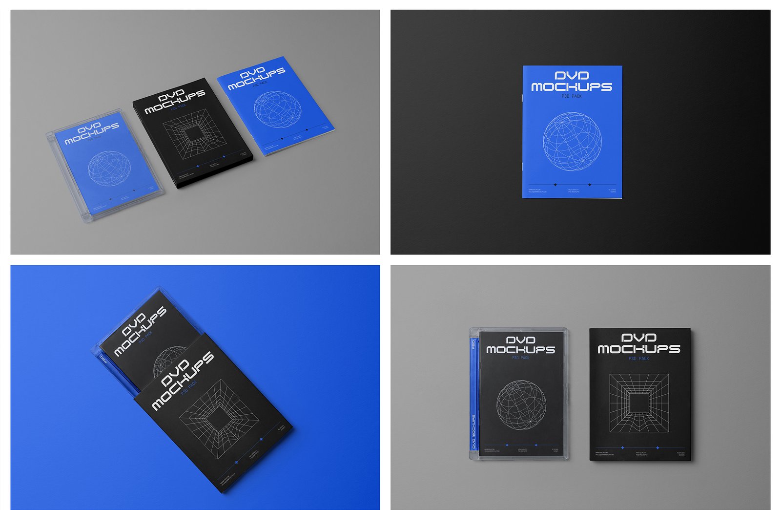 DVD Digipack Mockups