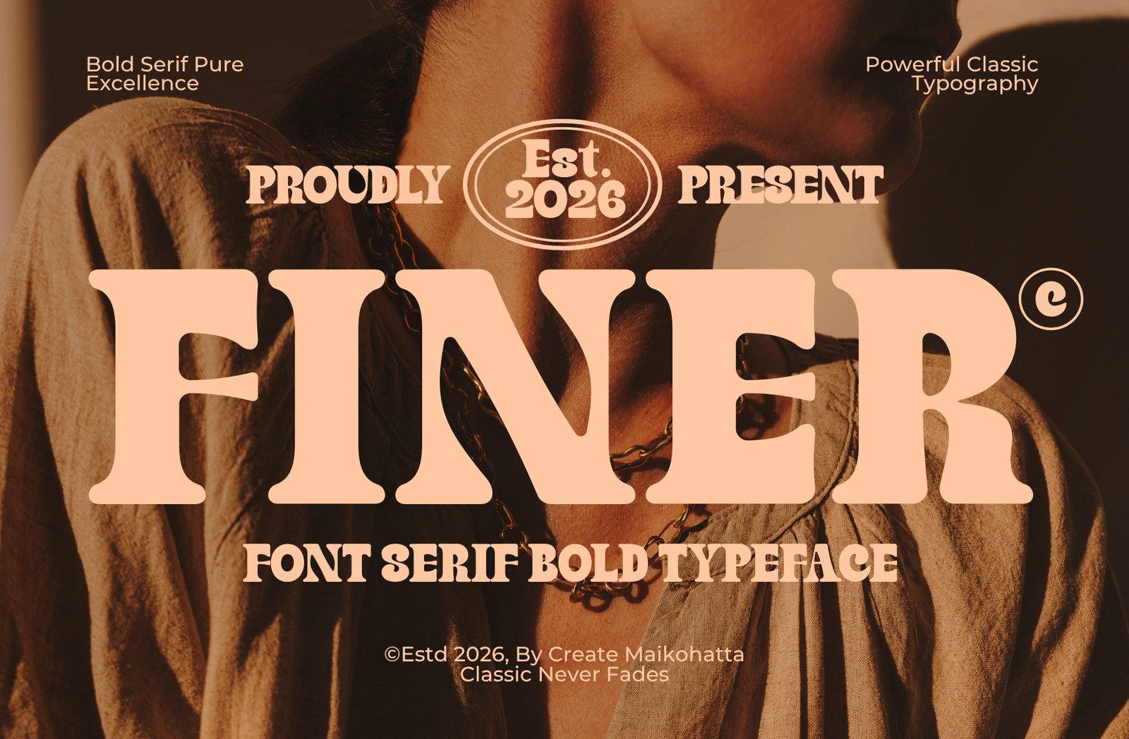 Finer – Classic Bold Serif Typeface