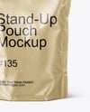 Kraft Stand-Up Pouch Mockup