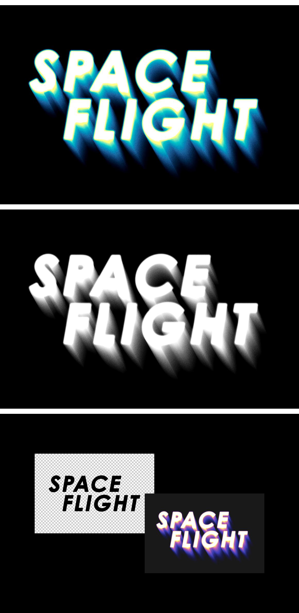 Speeding Motion Text Effect