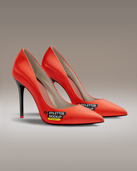 Pair of Stilettos Mockup