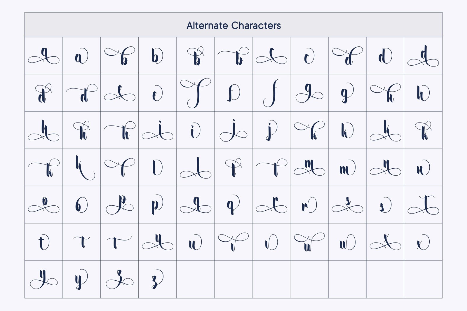 Calliform Font