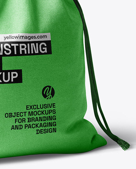 Drawstring Sack Mockup