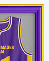 Basketball Jersey in Frame Mockup