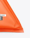 Glossy Triangular Package Mockup