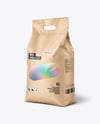 Kraft Paper Bag with Handle Mockup