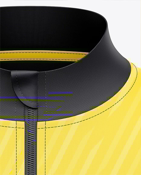 Full-Zip Long Sleeve Jersey Mockup