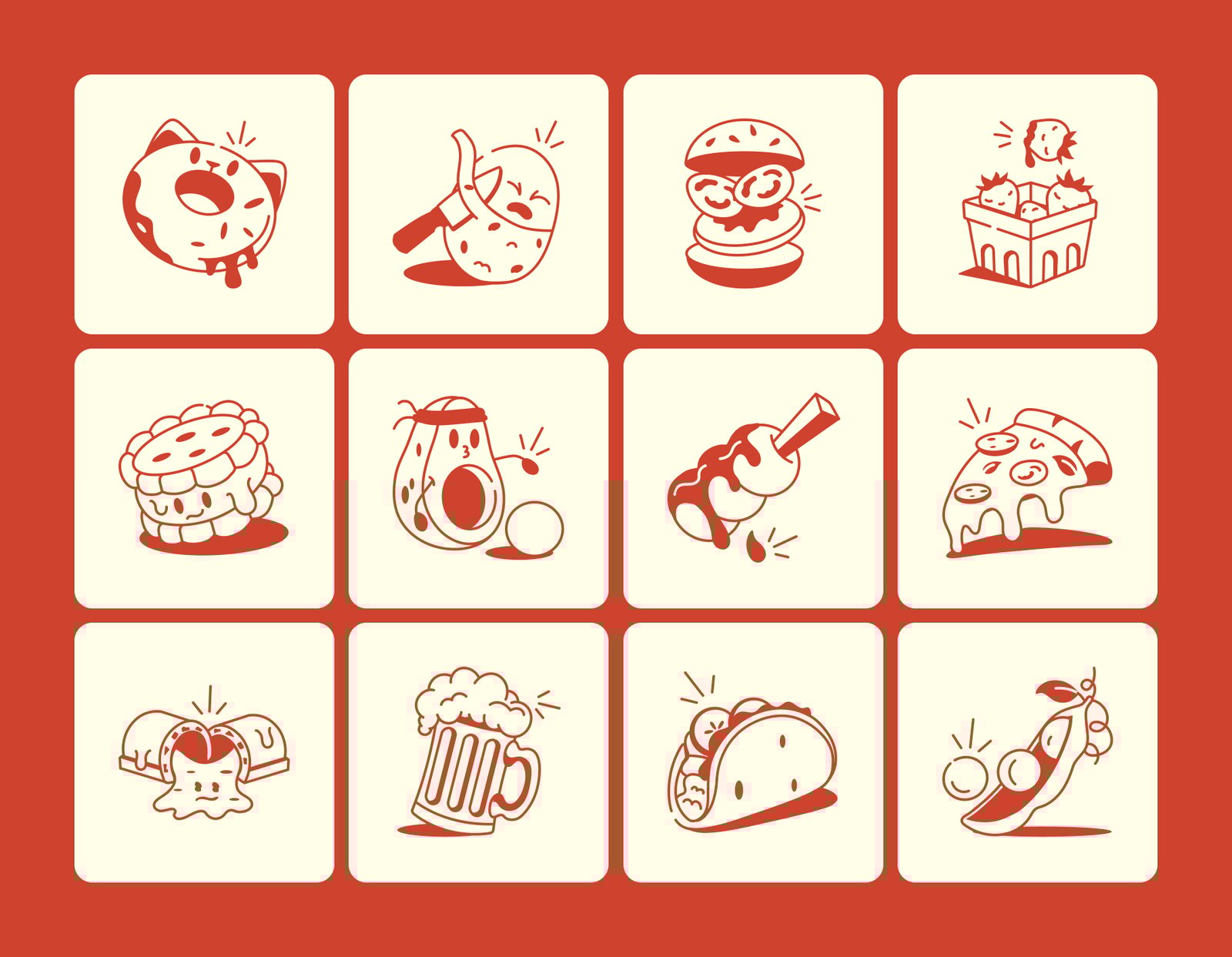 Food Doodles Icon
