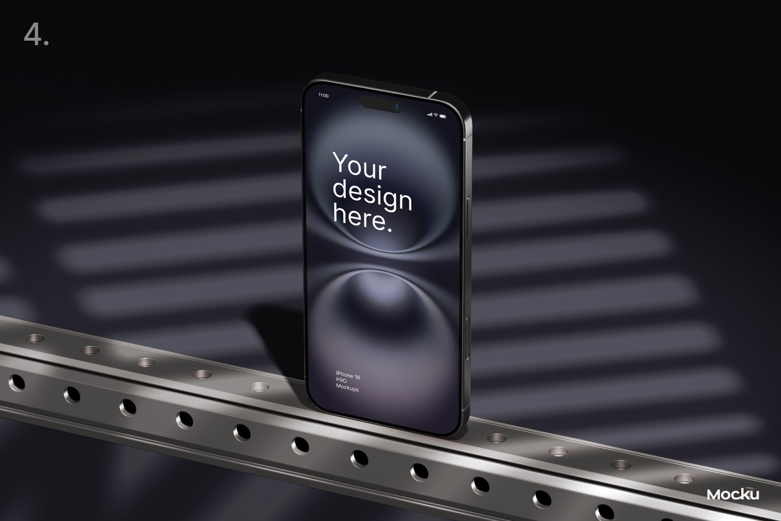 Iphone 16 Mockups - Industrial set