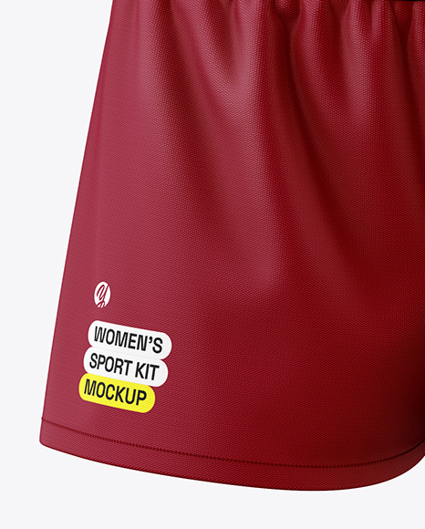 Women's Sport Kit Mockup - Front View