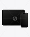 Apple iPhone with iPad Mockup