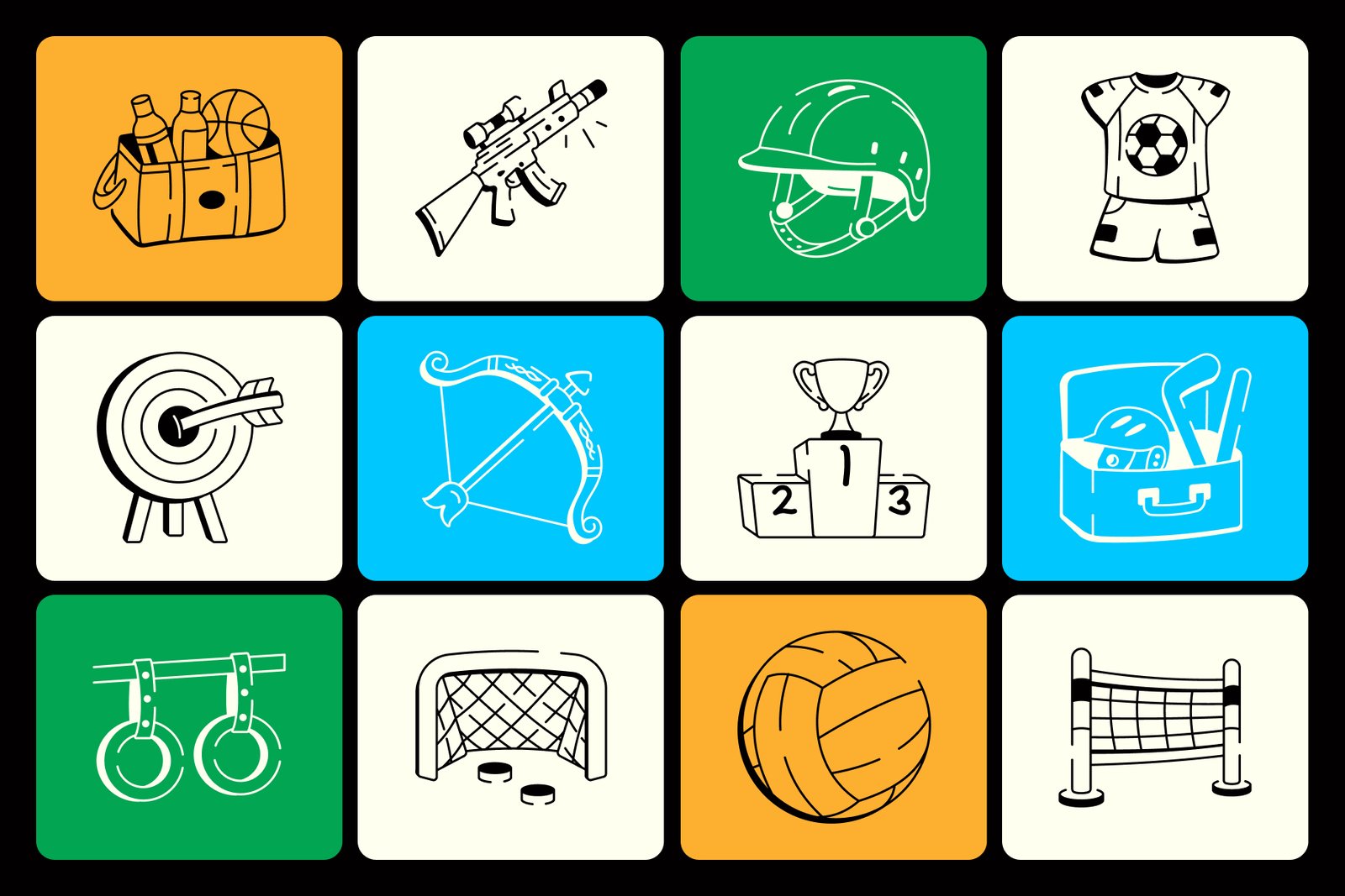 Olympics Doodles Art Set