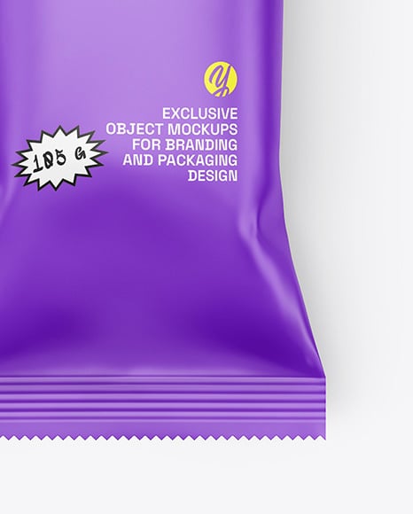 Matte Snack Package Mockup