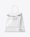 Glossy Paper Shopping Bag Mockup