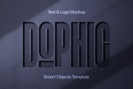 Cut Out Text & Logo Moсkup - Add-Ons