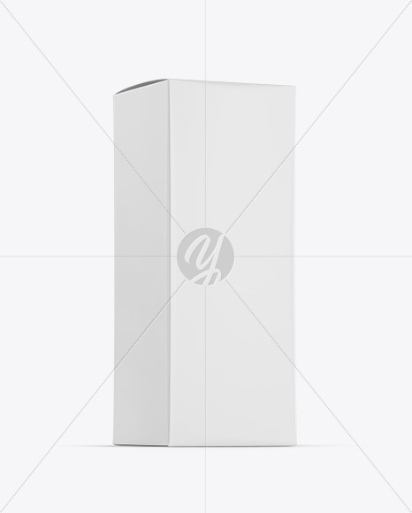 Paper Box Mockup – Half Side View