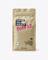 Matte Coffee Bag Mockup