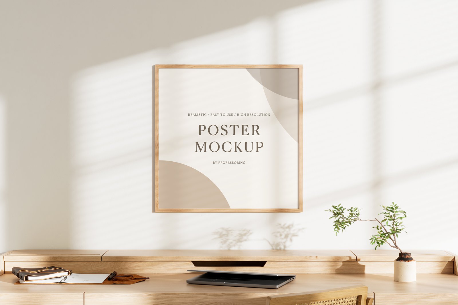 Square Poster Mockup Set