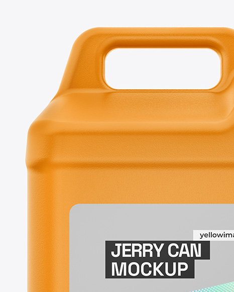 Matte Jerry Can Mockup