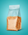 Transparent Package with Lentils Mockup