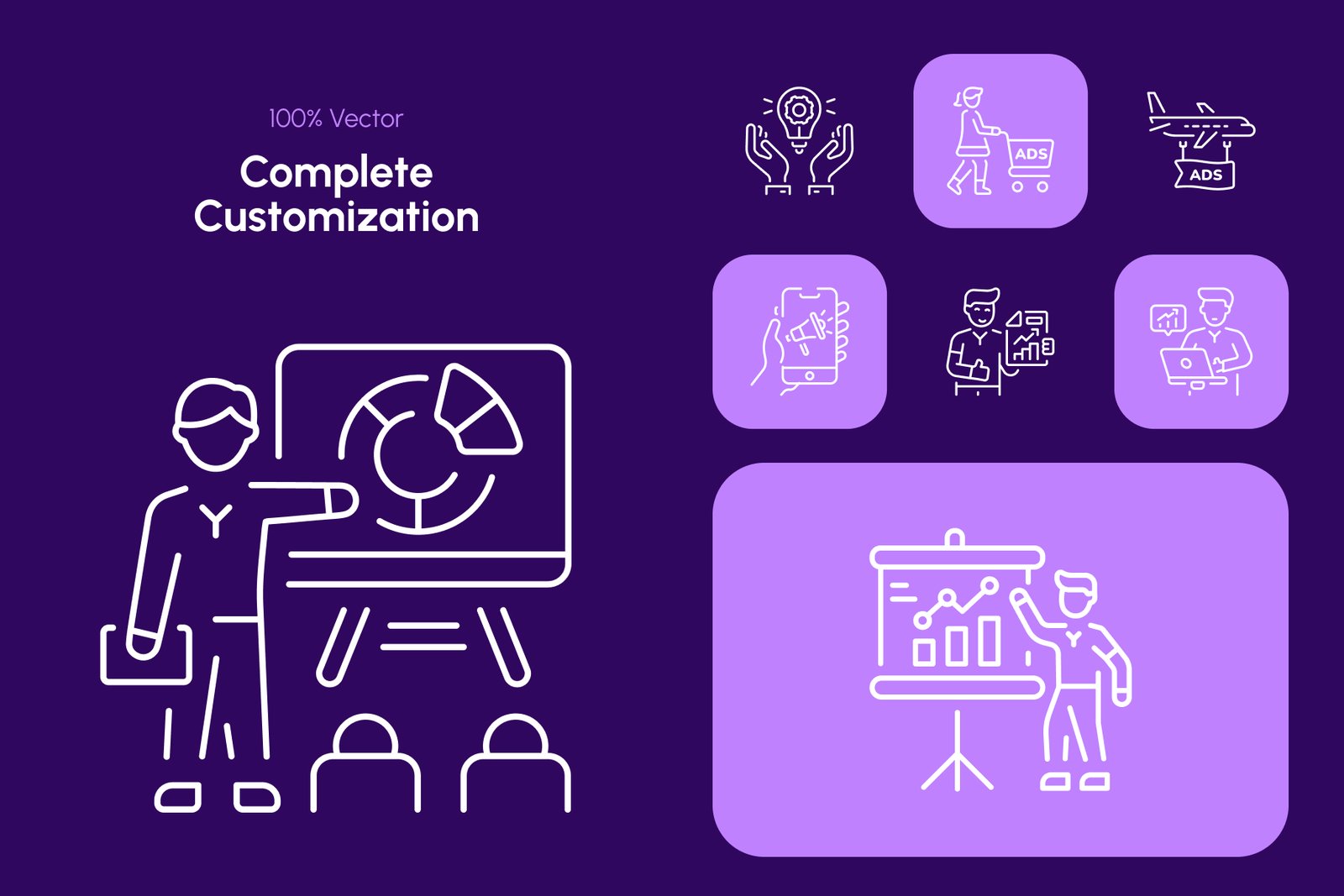 Marketing and Advertising Icons