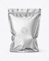 Metallic Stand-Up Pouch Mockup