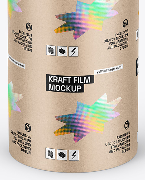 Kraft Paper Roll Mockup