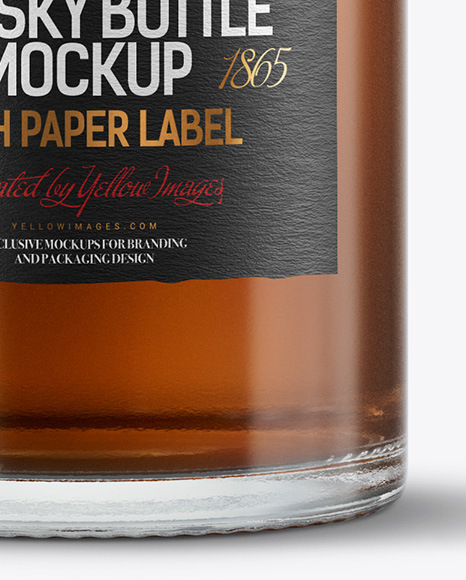 Whiskey Bottle Mockup