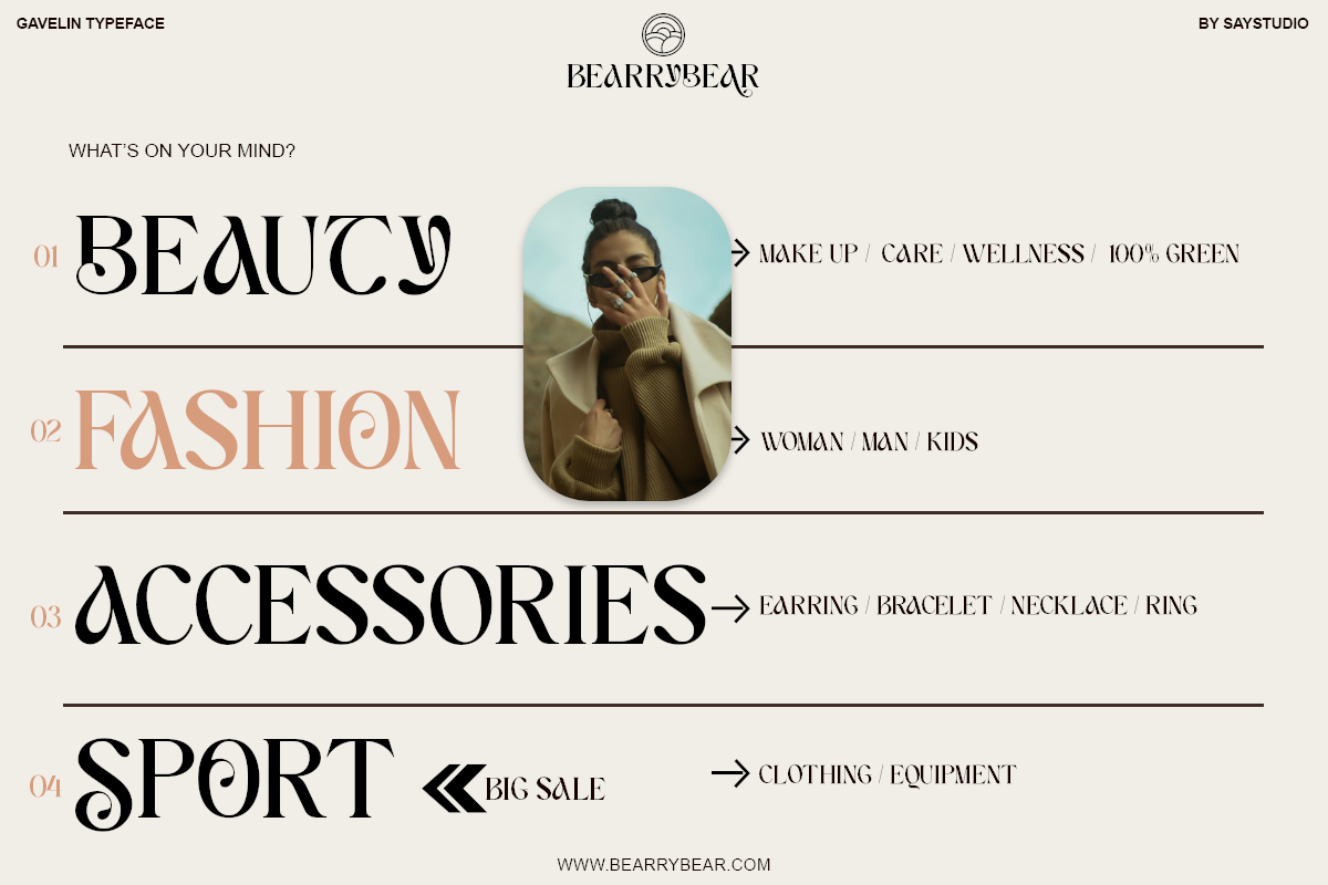 Gavelin - Luxury Serif Font