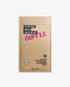 Coffee Bag Mockup – Front View
