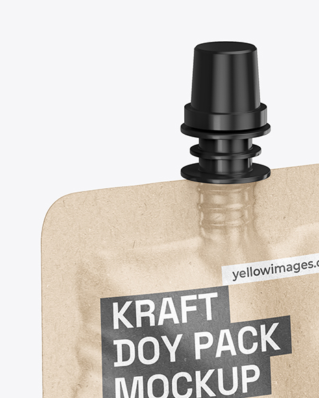Kraft Doy Pack Mockup
