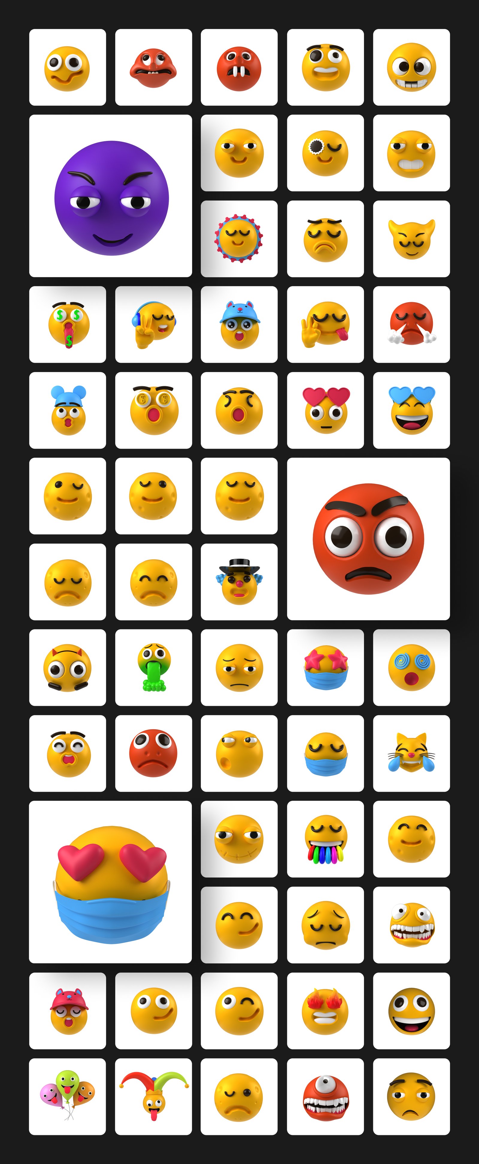 3D Emoji Icons