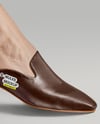 Pair of Mules on Woman's Legs Mockup